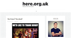 Desktop Screenshot of here.org.uk