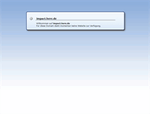 Tablet Screenshot of impact.here.de